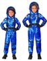 Blått Unisex Astronautkostyme til Barn - 11-13 ÅR