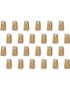 24 stk Beige Advent-Poser / Julekalender med Tall og Knagger