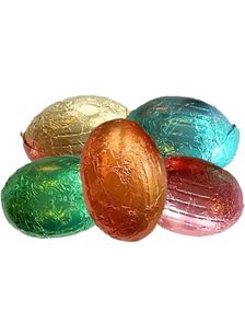 1 kg Crispo Melkesjokoladeegg med Hasselnøttfyll og Sprø Kornbiter