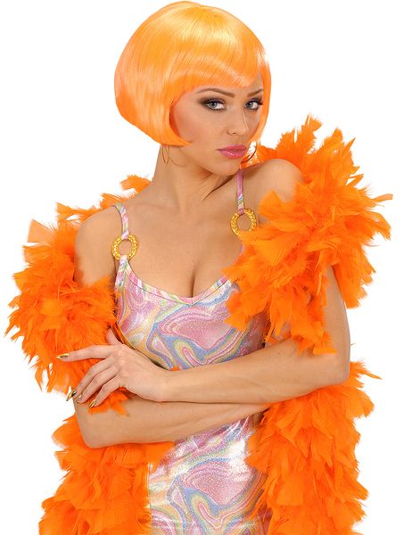 Fjer Boa - Orange