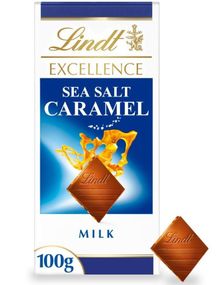 Lindt Lindor Sea Salt Caramel - Mørk Trøffelsjokolade med Fyll 100 gram