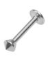 Crown Spike Labret Piercing