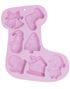 Rosa 3D Silikonform til Julekaker