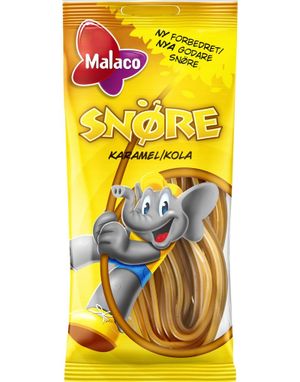 Pose med Malaco Karamelsnøre 94 gram