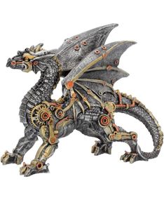 Dracus Machina - Steampunk Dragefigur 21 cm