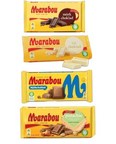 Taste Them All – Det bedste fra Marabou chokoladeplader – Fire smage - Pakketilbud