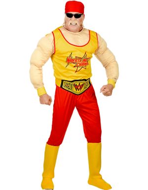 Hulk Hogan Inspireret Wrestler Kostume