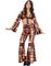 60's Vintage Hippie Kostyme med Heklet Utseende til Dame