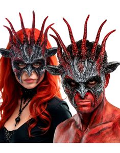Infernal Beast - Demon/Monster Maske i Hardplast