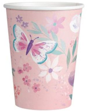 8 stk Pappkrus 250 ml - Flutter Dream