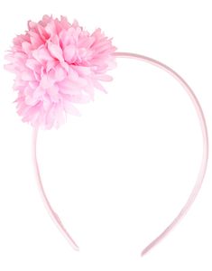 Hårbøyle med Rosa Blomst