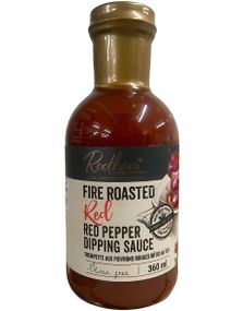 Rootham's Gourmet Fire-Roasted Red Pepper Dipping Sauce - Sterk Dip/Saus med Forskjellige Chilier 360 ml (Canada)