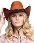 Brun Cowboyhat med Nitter