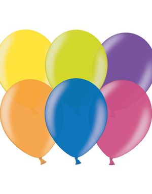 100 stk 30 cm MEGAPACK - Balloner i Assorterede Metaliske & Perle Farver