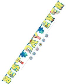 Svampebob Bannerpakke med Teksten Best Day Ever + Minibanner