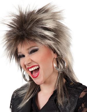Mørk Blond Tina Turner Inspireret Paryk