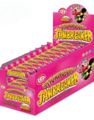 40 stk 4-pk Zed Jawbreaker med Jordbærsmag og Kerne af Tyggegummi 1320 g - Hel Kasse