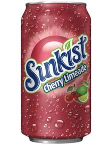 Sunkist Cherry Limeade 355 ml (USA Import)