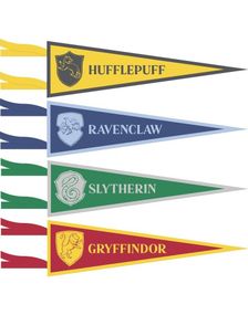 Lisensiert Harry Potter Vimpler i Filt