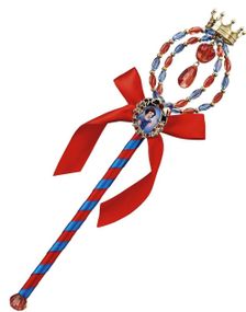 Snehvit - Lisensiert Snehvit og De Syv Dvergene Prinsessesepter med Gullkrone - 35 cm