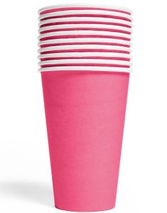10 stk Hot Pink Pappkrus 350 ml