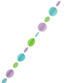 Ballonhale med Pastelfarvet Cirkler 125 cm