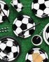 6 stk Papptallerkener 18 cm - Fotballparty