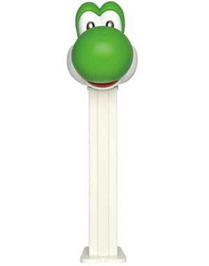 Super Mario Yoshi Pez-Holder med 2 stk Pez Pakker