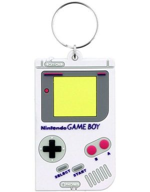Nintendo Gameboy Nøkkelring i Gummi