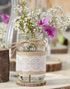 Glasskrukke med Avtakbar Dekor - Rustic Country