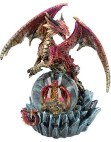 Ruby Oracle - Rød Dragefigur 18,5 cm