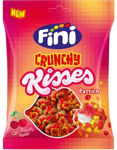 Fini Crunchy Kisses Cherry Passion - Skumgodteri med Kirsebærsmak 75g