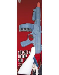 Gangster Tommy Gun - Ca 50 cm Kostumetilbehør