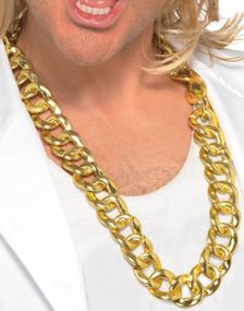 Gangster/Mafia Smykke i Plast - Guldfarvet