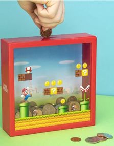 Licenseret 3D Super Mario Arcade Spargris 18 cm