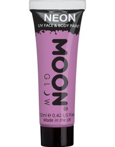 Lilla Pastel Neon UV/Blacklight Ansigts- og Kropsmaling 12 ml