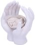 Forever Feline - Katt i Beskyttende Hender Figur 18 cm