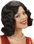 20'er Flapper Paryk i Sort