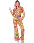 Blomstrete Hippie Kostymebukse til Dame