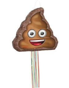 Poop Emoji Pull Pinata 45,5x43 cm