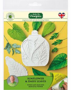 Silikonform og Bladpreger for Solsikke/Prestekrage - Katy Sue
