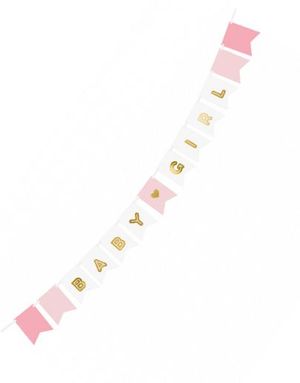 Baby Girl Gender Reveal Banner 1,75 meter