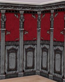 Haunted Mansion Scene Sæt 2,4x6 meter