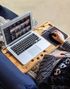 Lapzer Laptop Desk - Bærbart Laptop Skrivebord i Tre - 60 x 30,5 cm