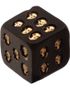 Skulls And Roses - Hodeskalle Gullfarget Terninger 2 Pack