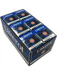 1823644800_624 stk Läkerol Sugarfree Licorice Seasalt / Lakrids Sukkerfri Pastiller med Havsaltsmag - Hel Æske
