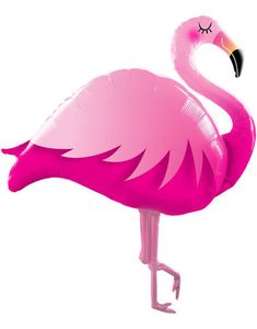 Formstøbt Flamingo Folieballon 117 cm