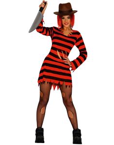Mrs. Freddy Krueger inspireret Damekostume