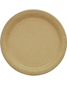 10 stk Små Miljøvenlige Komposterbare Kraft Papirtallerkener 18 cm