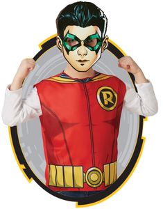 Licenseret DC Comics Robin Kostume til Børn - Str 3-6 ÅR